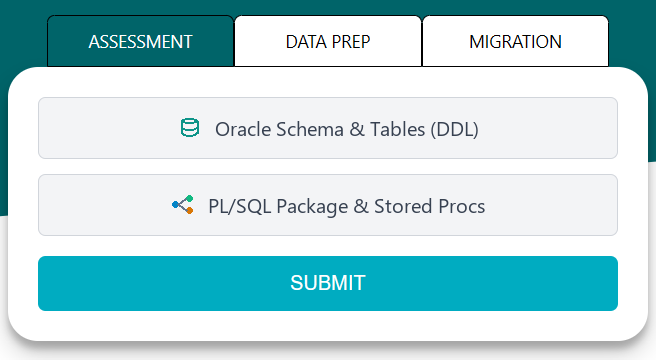 Oracle Workload Assessment Modal